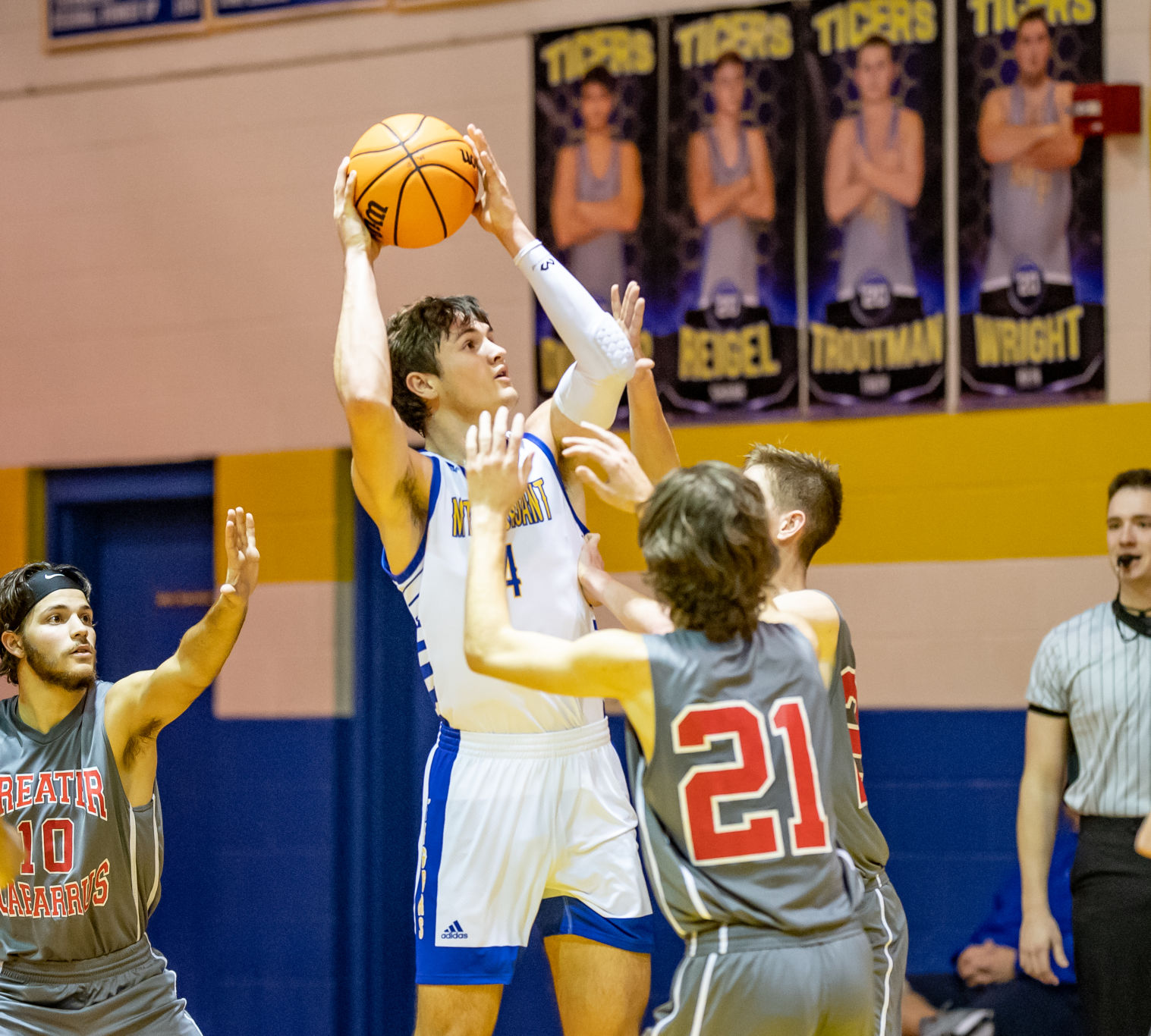 Friday night basketball action